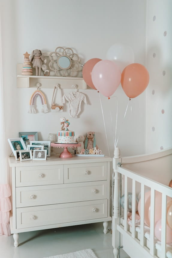 Vintage-Style Nursery Dresser